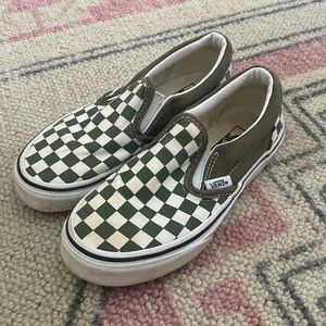 Vans Checkered Slip Ons